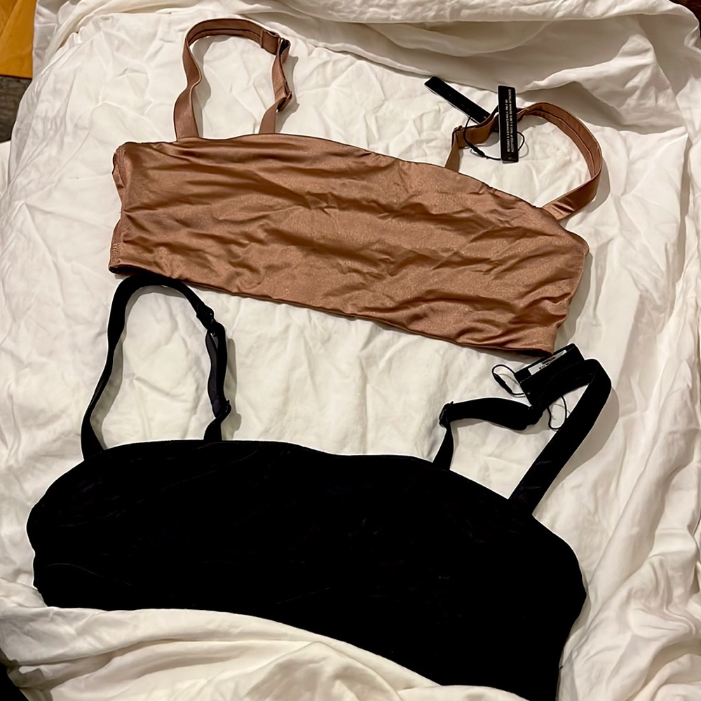 COPY - Skims Stretch Satin Bralette - BOTH FOR $40